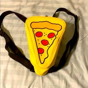 Retro pizza backpack